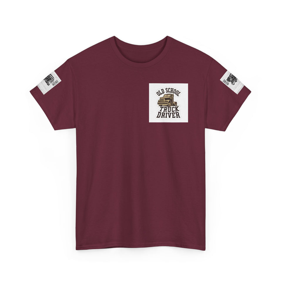 Old School Truck Driver T‑Shirt — Vintage Semi Truck Tee for Truckers & Fans