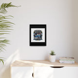 American Trucker American Veteran Framed Canvas - "Proud To Be Both" Patriotic Wall Art