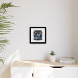 American Trucker American Veteran Framed Canvas - "Proud To Be Both" Patriotic Wall Art