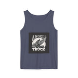 Angel Truck Tank Top — Vintage Winged Truck Graphic Tank for Truckers & Gearheads