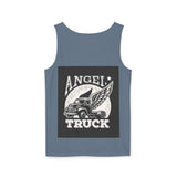 Angel Truck Tank Top — Vintage Winged Truck Graphic Tank for Truckers & Gearheads