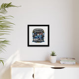 American Trucker American Veteran Framed Canvas - "Proud To Be Both" Patriotic Wall Art