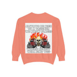 Truck Driver Sweatshirt — “Always Be Nice to a Trucker” Retro Semi Tee