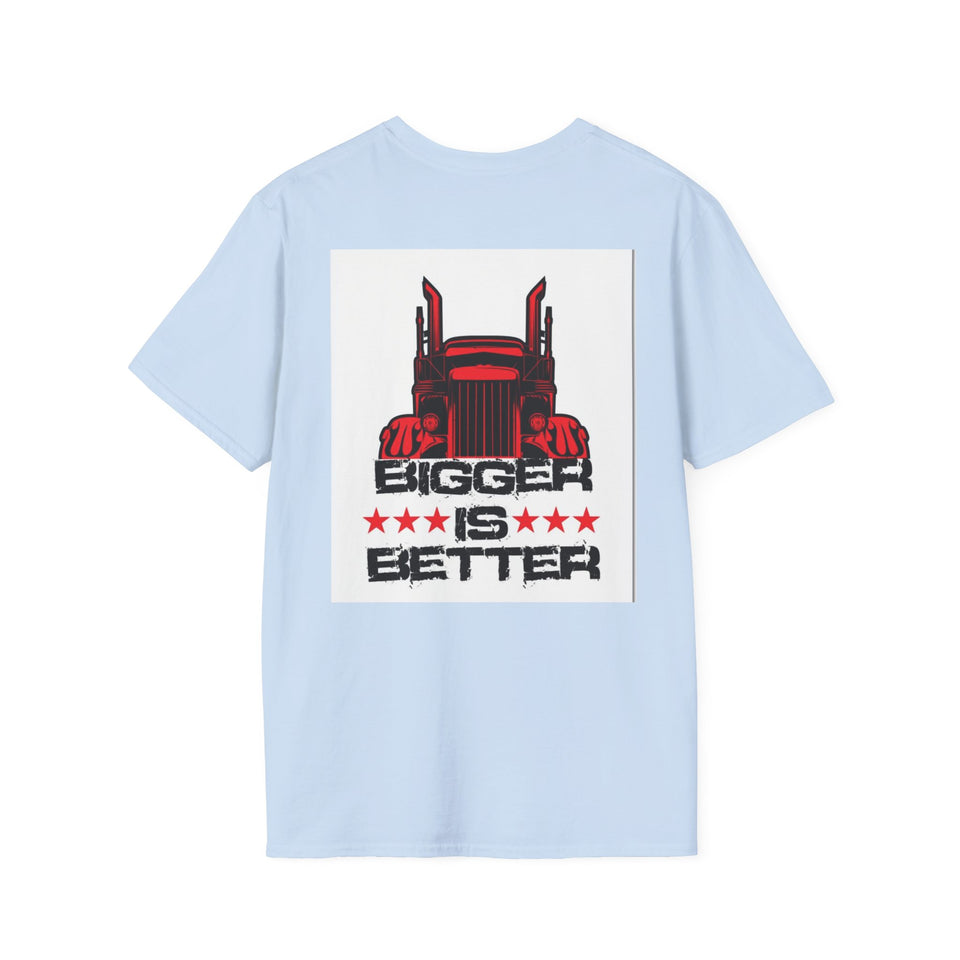Trucker T-Shirt - "I Drop Big Loads" Vintage Semi Truck Graphic Tee