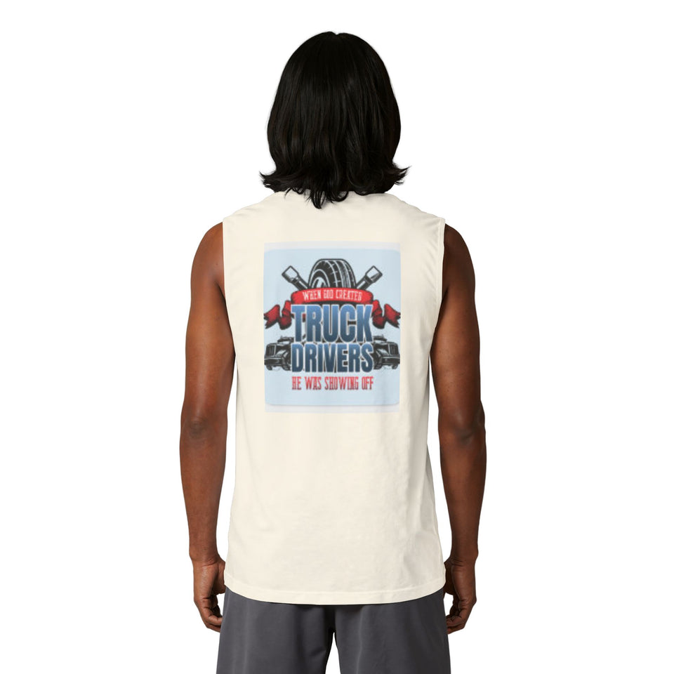 Truck Drivers Muscle Tank — 'We Are Driving It' Graphic Sleeveless Tee