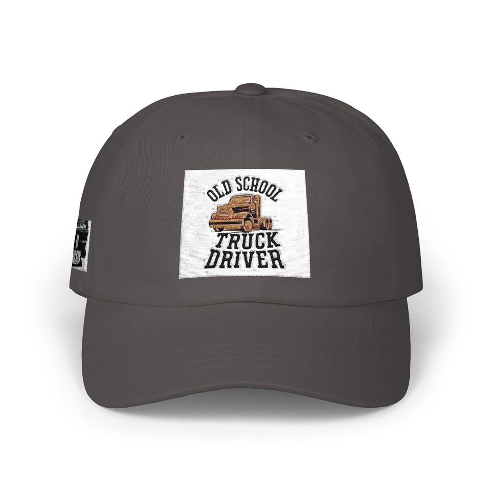 Classic Dad Cap — Old School Truck Driver Embroidered Hat