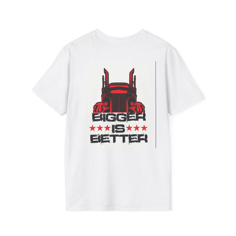 Trucker T-Shirt - "I Drop Big Loads" Vintage Semi Truck Graphic Tee