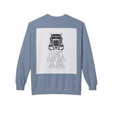 Crewneck Sweatshirt — ’I Can’t I Have a Long Haul in the Morning’ Trucker Graphic