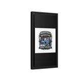 American Trucker American Veteran Framed Canvas - "Proud To Be Both" Patriotic Wall Art