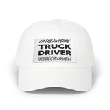 Truck Driver Dad Cap – "I'm the Awesome Truck Driver Everyone's Talking About" Embroidered Hat