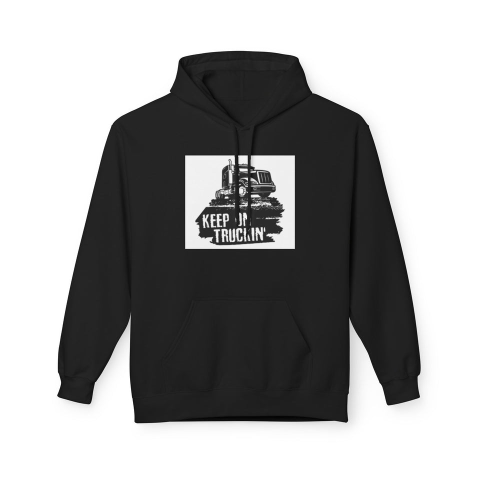 Truck Driver Dad Hoodie – “Best Truckin' Dad Ever” Graphic Pullover