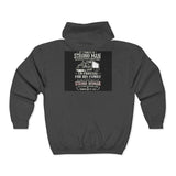 Strong Man Strong Woman Zip Hoodie – 'It Takes a Strong Man to Provide' Family Tribute