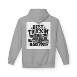 Truck Driver Dad Hoodie – “Best Truckin' Dad Ever” Graphic Pullover