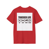 Truck Driver T-Shirt - Vintage Semi Truck 'I Drop Big Loads' Graphic Tee
