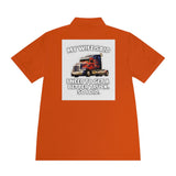 Men's Trucker Polo — "My Wife Said I Need To Get A Better Truck, So I Did" Novelty Work Shirt