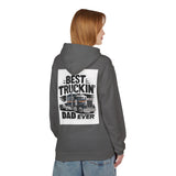 Truck Driver Dad Hoodie – “Best Truckin' Dad Ever” Graphic Pullover
