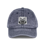 Vintage Embroidered Cap — Distressed Retro Patch Baseball Hat