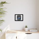 American Trucker American Veteran Framed Canvas - "Proud To Be Both" Patriotic Wall Art
