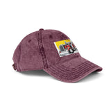 Vintage Embroidered Truck Cap — Retro Red Trucker Hat