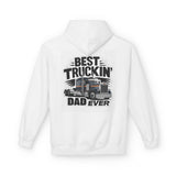 Truck Driver Dad Hoodie – “Best Truckin' Dad Ever” Graphic Pullover