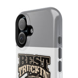 Best Truckin' Papa Ever Phone Case — Impact-Resistant Truck Driver Gift