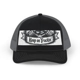 Keep on Truckin' Embroidered Trucker Cap