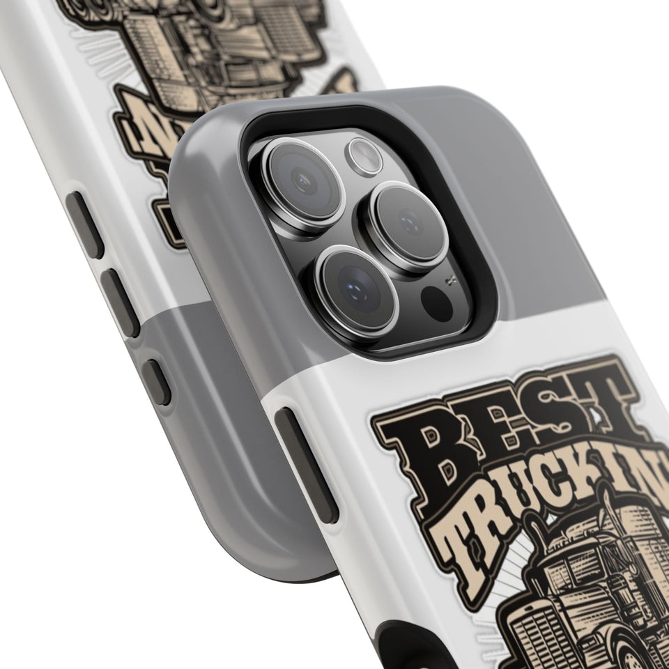 Best Truckin' Papa Ever Phone Case — Impact-Resistant Truck Driver Gift