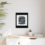 American Trucker American Veteran Framed Canvas - "Proud To Be Both" Patriotic Wall Art