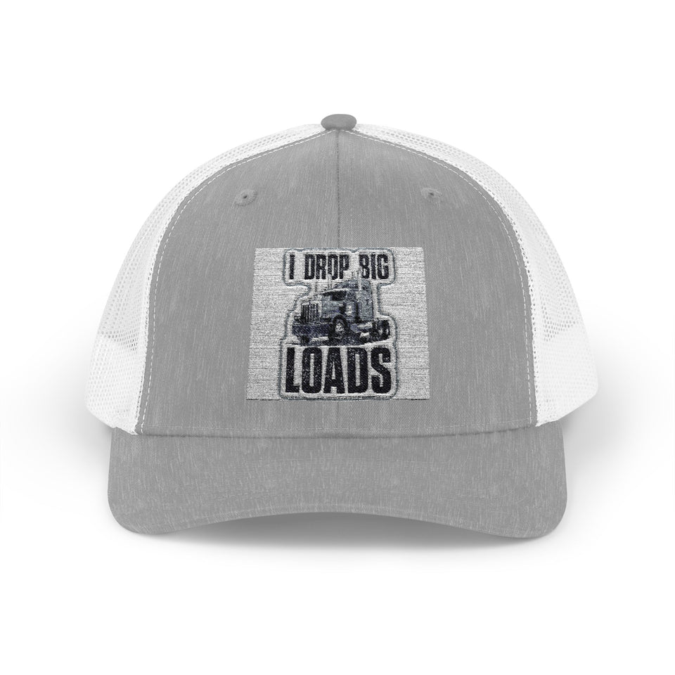 Trucker Cap - "I Brake For Load" Vintage Trucking Mesh Snapback