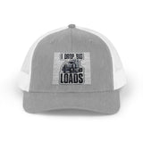 Trucker Cap - "I Brake For Load" Vintage Trucking Mesh Snapback