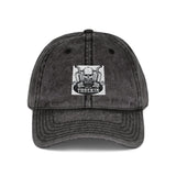 Vintage Embroidered Cap — Distressed Retro Patch Baseball Hat