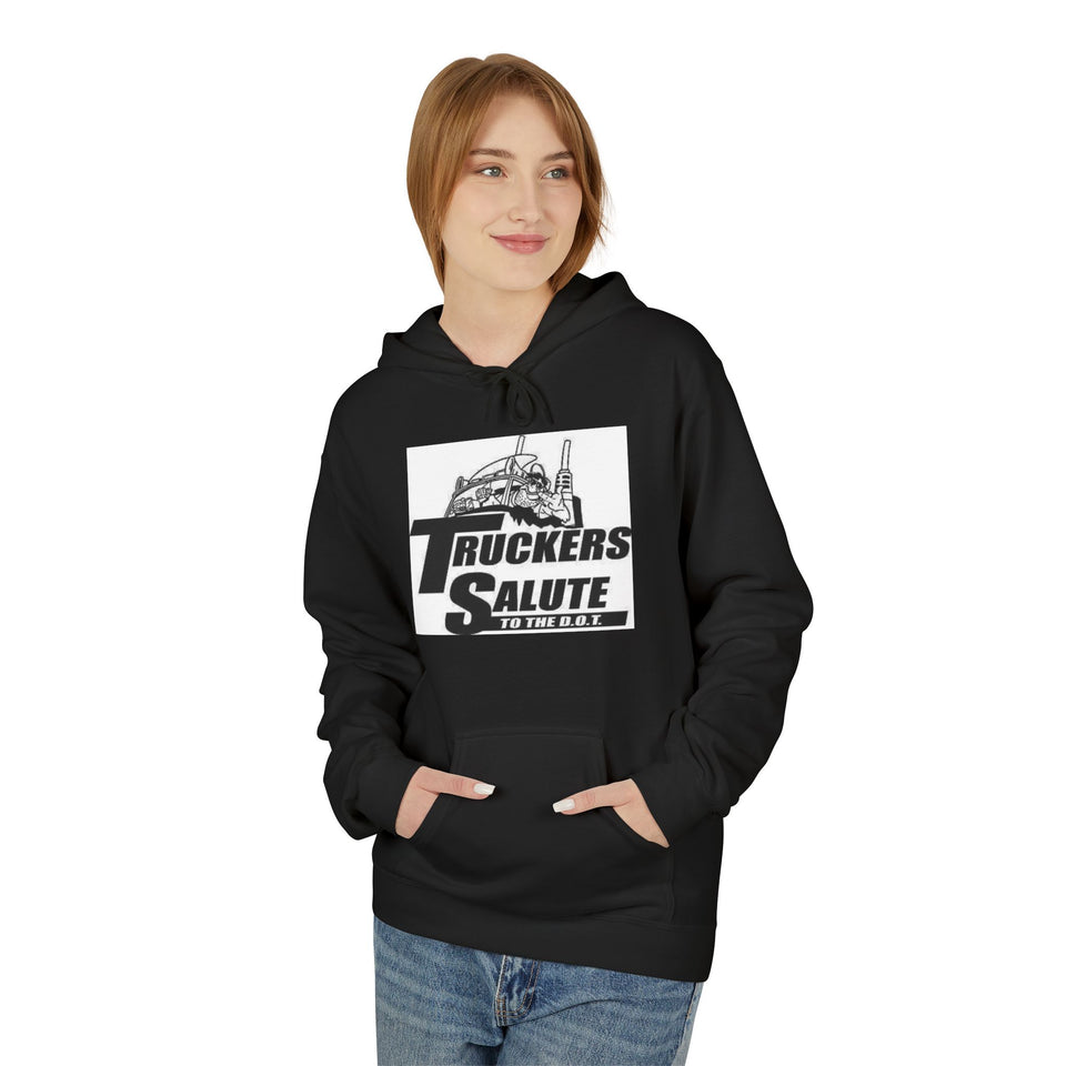Hoodie — "Truckers Salute" Graphic Trucker Hoodie