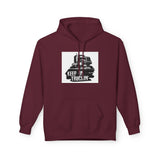 Truck Driver Dad Hoodie – “Best Truckin' Dad Ever” Graphic Pullover