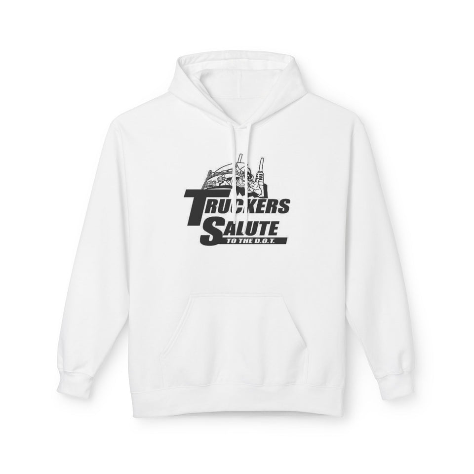 Hoodie — "Truckers Salute" Graphic Trucker Hoodie