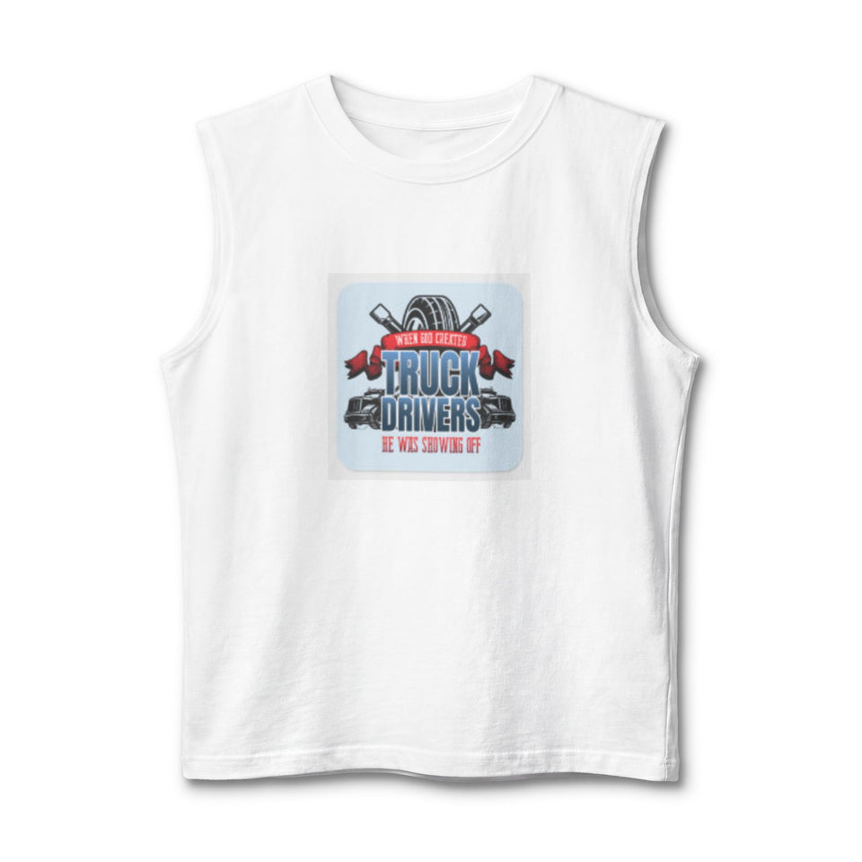 Truck Drivers Muscle Tank — 'We Are Driving It' Graphic Sleeveless Tee