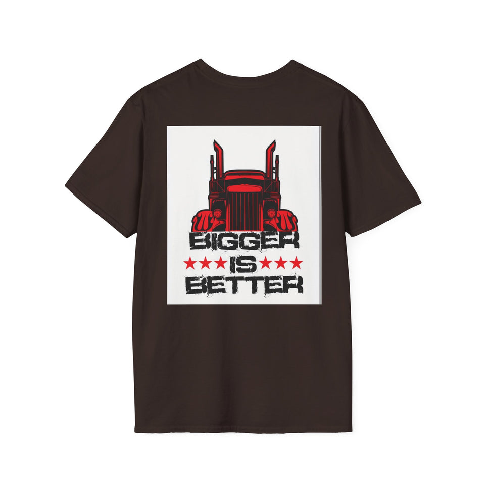 Trucker T-Shirt - "I Drop Big Loads" Vintage Semi Truck Graphic Tee