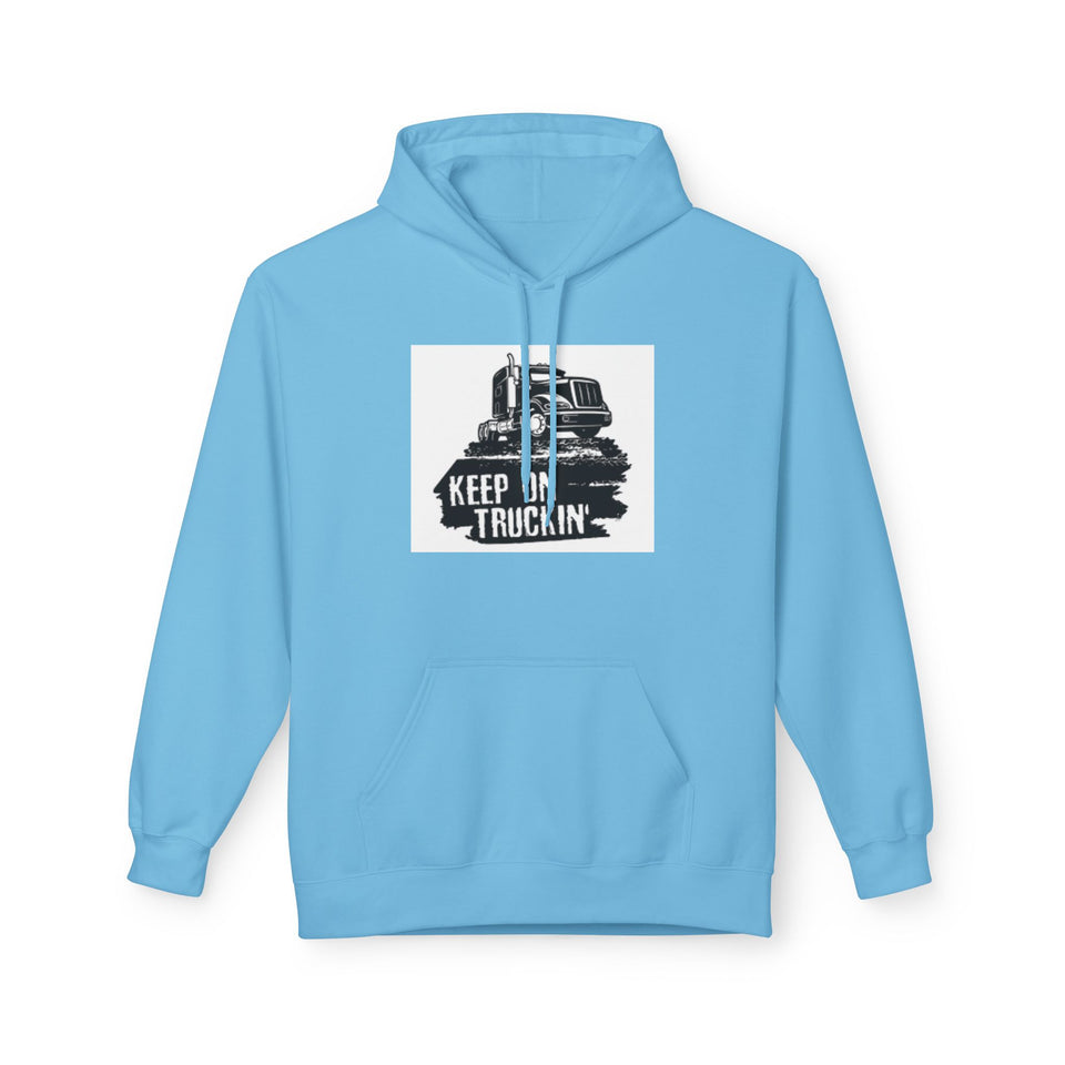 Truck Driver Dad Hoodie – “Best Truckin' Dad Ever” Graphic Pullover