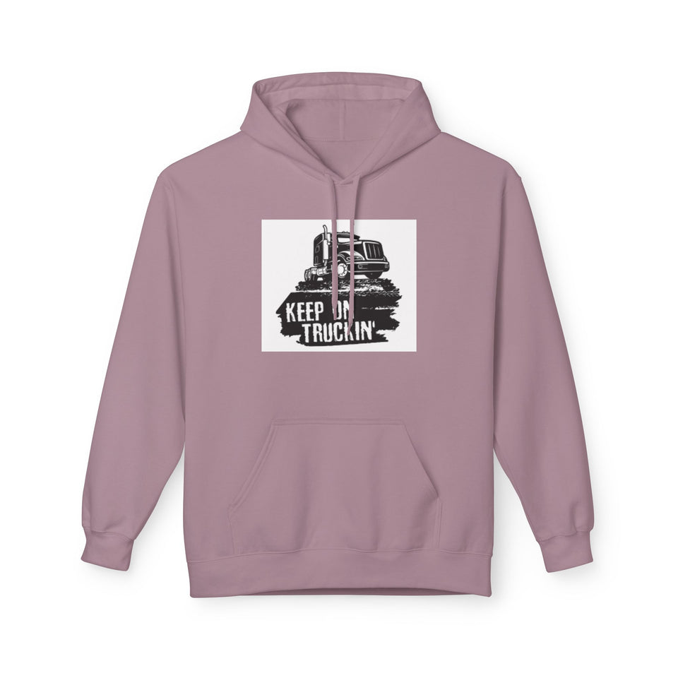 Truck Driver Dad Hoodie – “Best Truckin' Dad Ever” Graphic Pullover