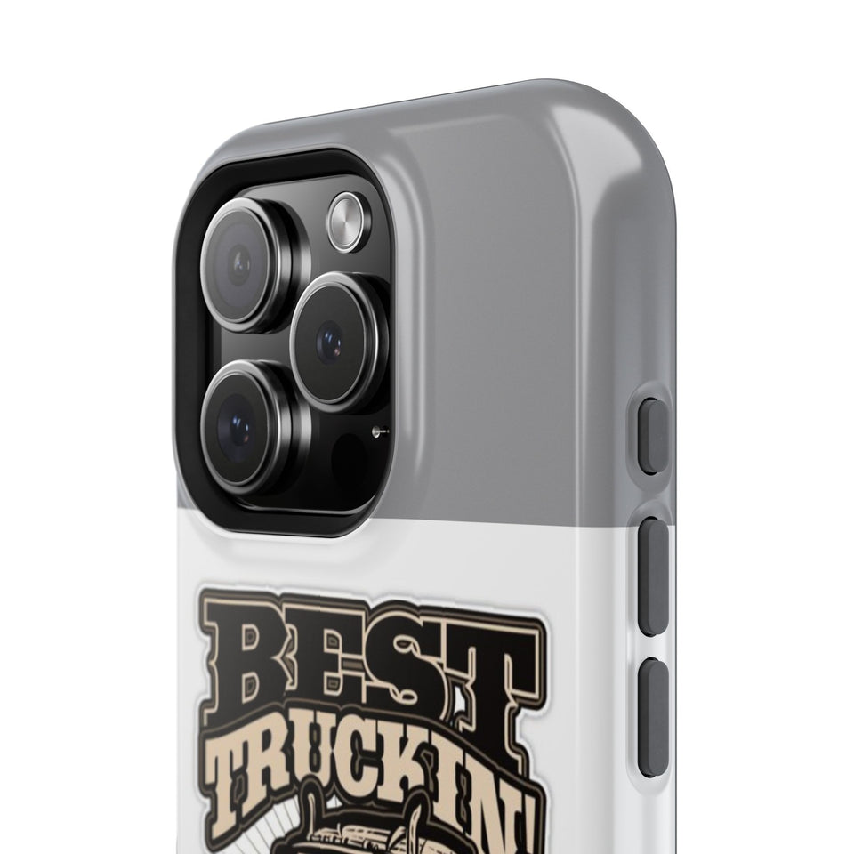 Best Truckin' Papa Ever Phone Case — Impact-Resistant Truck Driver Gift