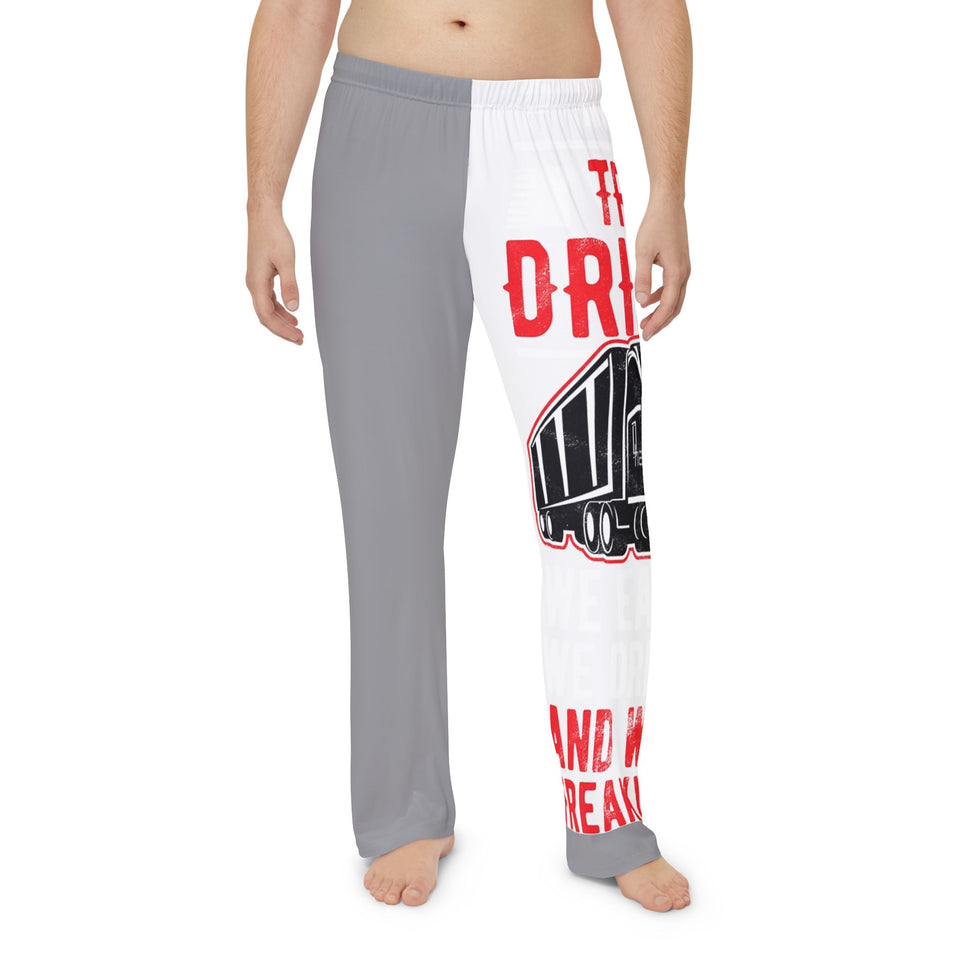 Truck Driver Pajama Pants — Funny Diesel Trucker Lounge Sleepwear