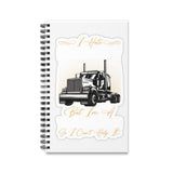 Truck Driver Spiral Journal — "I Hate It But I'm A Pro" Notebook for Truckers & Road Life