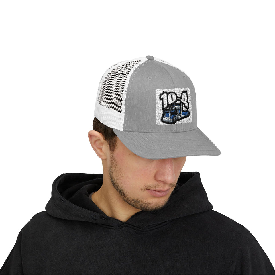 Trucker Cap — '10-4' Truck Driver Snapback Hat