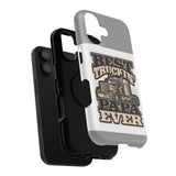 Best Truckin' Papa Ever Phone Case — Impact-Resistant Truck Driver Gift
