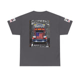 Truckers Drive America T-Shirt – Patriotic Semi Truck Graphic Tee