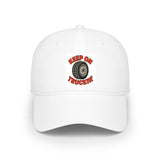 Keep On Truckin' Cap — Low Profile Baseball Hat with Vintage Truck Tire Graphic