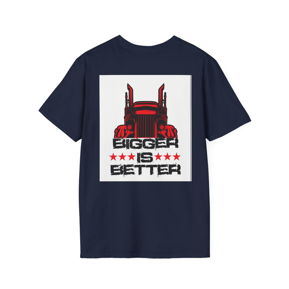 Trucker T-Shirt - "I Drop Big Loads" Vintage Semi Truck Graphic Tee