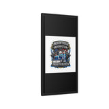 American Trucker American Veteran Framed Canvas - "Proud To Be Both" Patriotic Wall Art