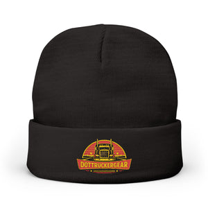 Embroidered Retro Camper Knit Beanie