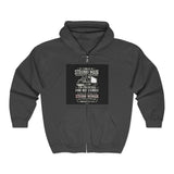 Strong Man Strong Woman Zip Hoodie – 'It Takes a Strong Man to Provide' Family Tribute