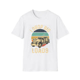Truck Driver T-Shirt - Vintage Semi Truck 'I Drop Big Loads' Graphic Tee